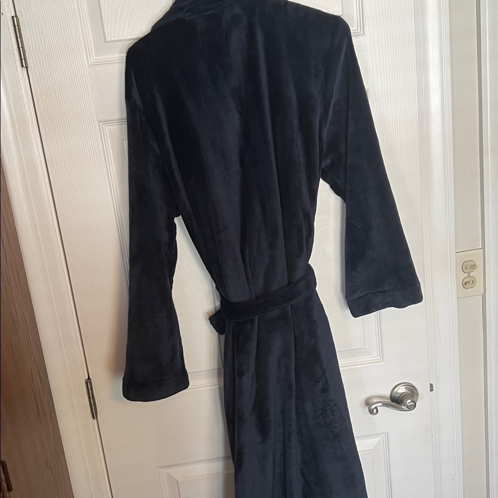 Goodfellow & Co Blue Plush Robe - Picture 2 of 6